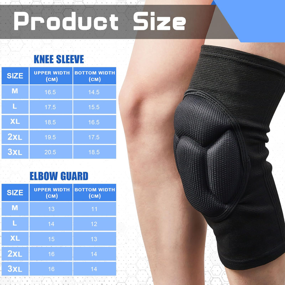 Lewtemi knee pad detail showing contour and secure fit for falls protection