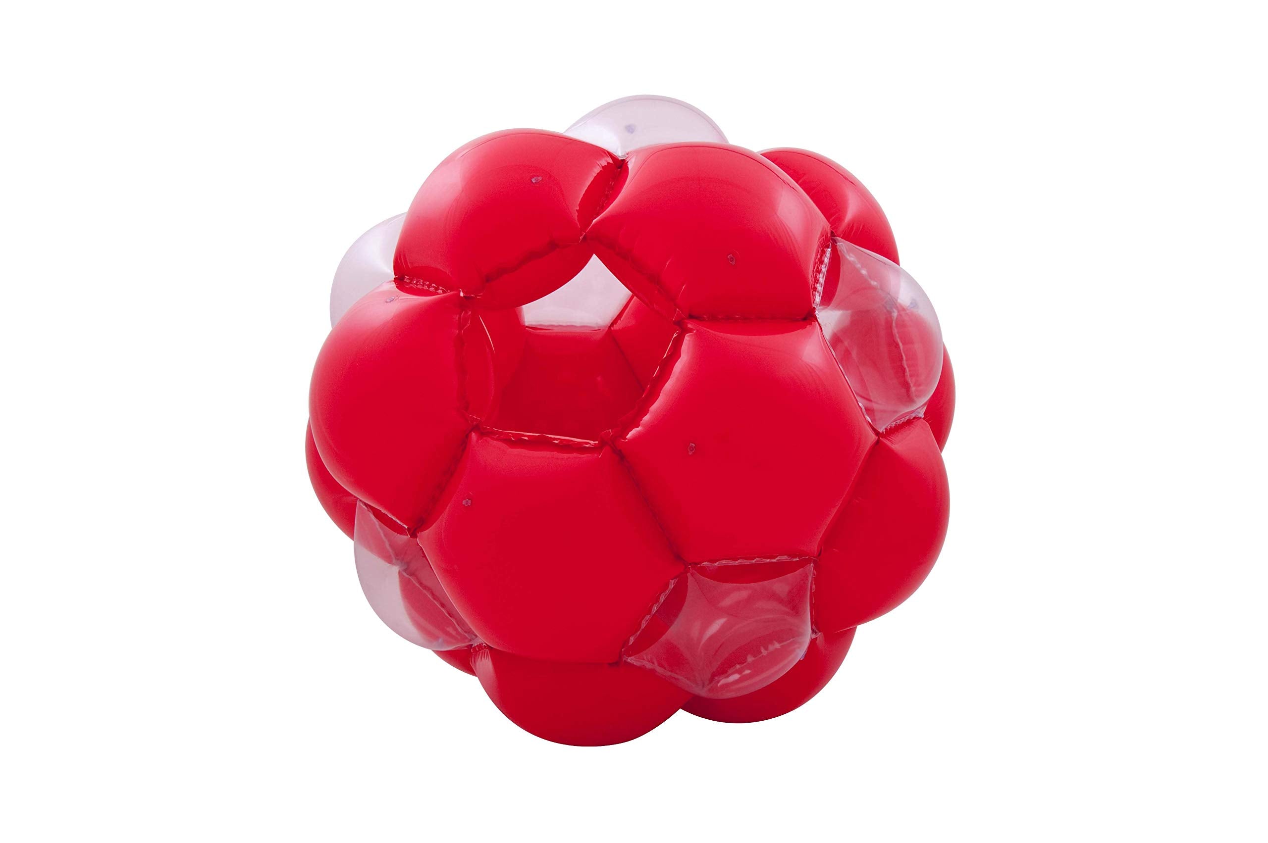 LEXiBOOK giant ball front view showing transparent shell and red accents for safe play