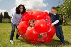 LEXiBOOK child inside ball rolling outdoors illustrating active movement and fun
