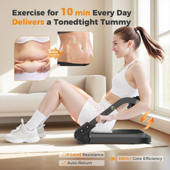 Leyeve ab machine closeup of high-density padding providing joint protection and comfort