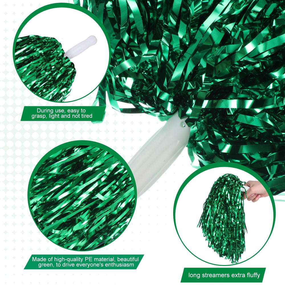 Leyndo complete kit laid out with 12 foam fingers and 12 pom poms for easy distribution