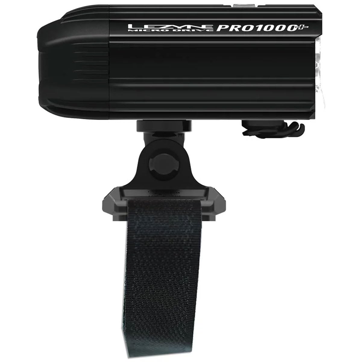 LEZYNE Micro Drive Pro close-up of CNC aluminum fins highlighting heat dissipation