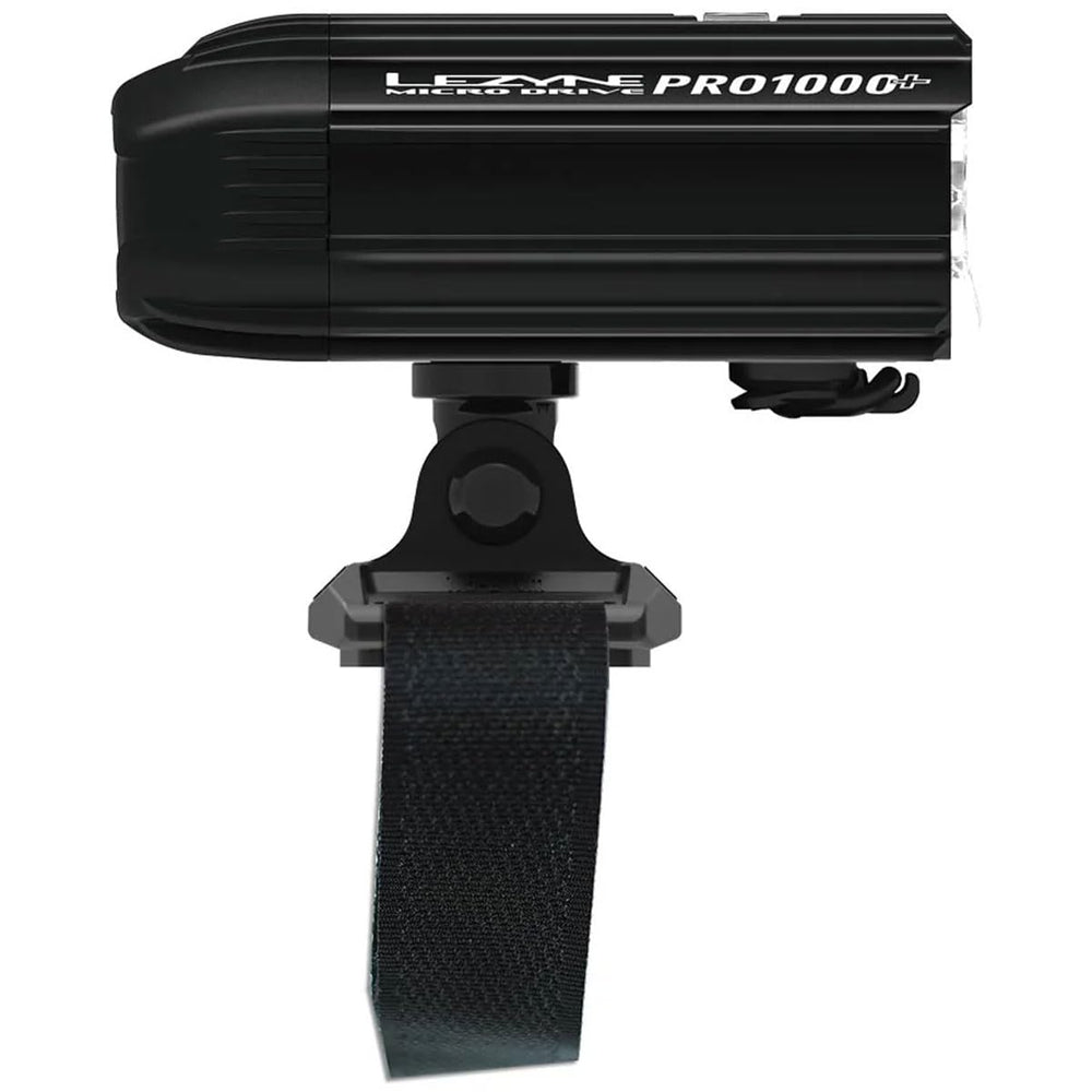 LEZYNE Micro Drive Pro close-up of CNC aluminum fins highlighting heat dissipation