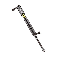 LEZYNE Pocket Drive HP ABS Flex Hose attached to valve for leak-free connection