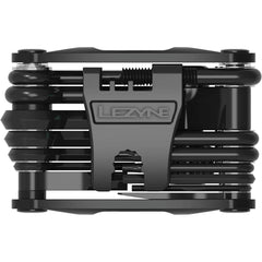 LEZYNE RAP II machined aluminum side plate close-up demonstrating ergonomic grip benefit