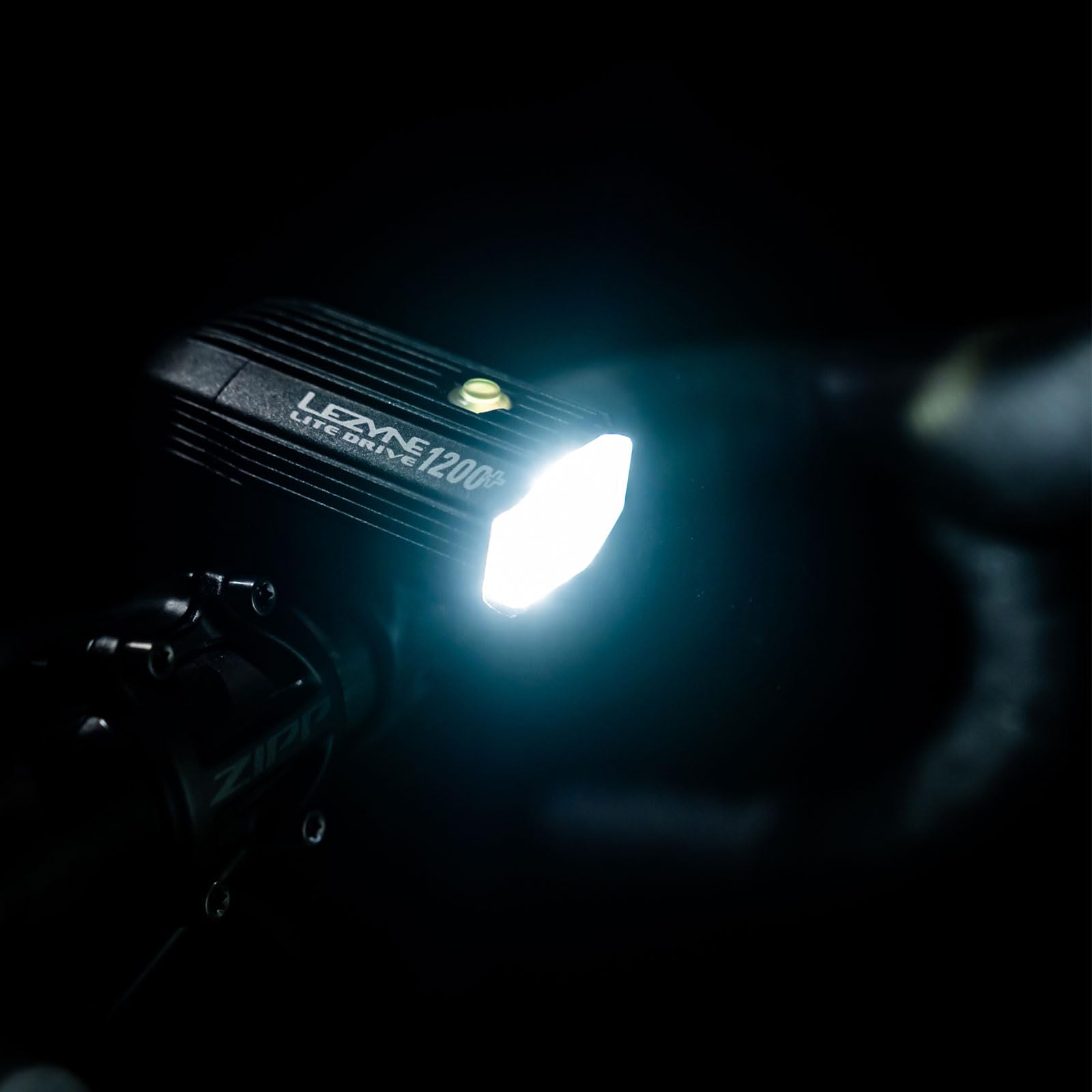 LEZYNE next to ruler showing compact dimensions and easy portability benefit