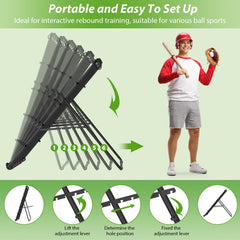 LIANTRAL adjustable angle detail demonstrating six-position training versatility
