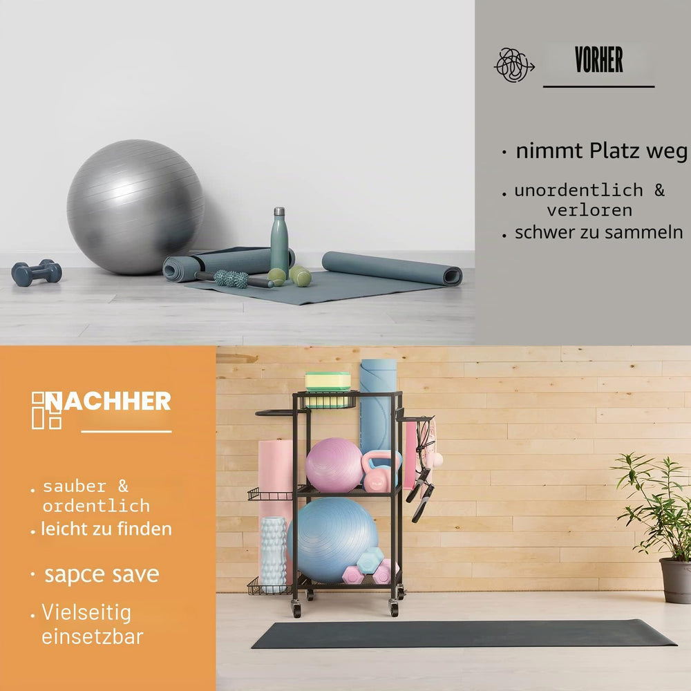 LIANTRAL caster wheels and handle highlighting easy mobility and repositioning benefit