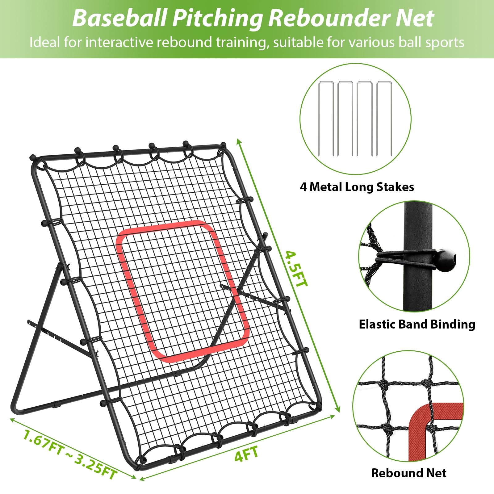 LIANTRAL close-up of nylon netting texture for consistent, durable rebound