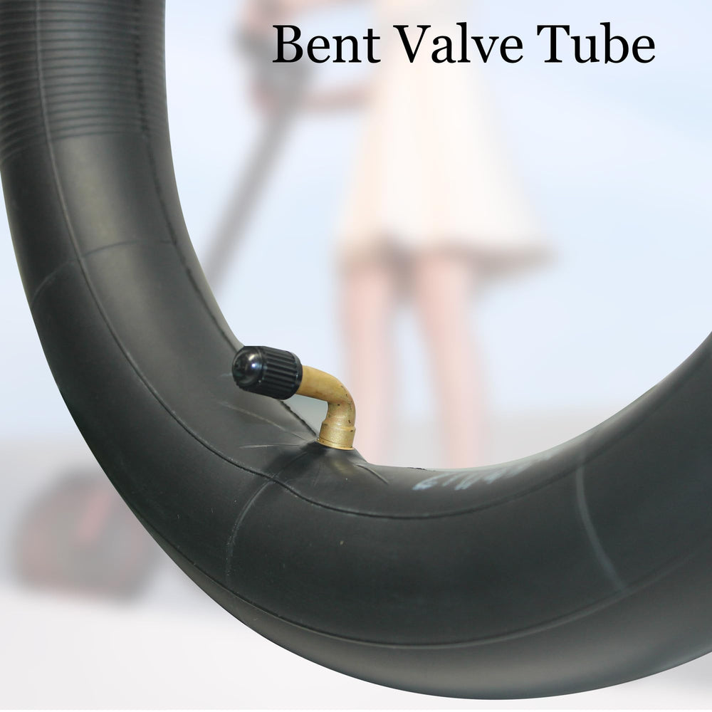Libereco 90° bent valve on inner tube for easy inflation access in tight rims