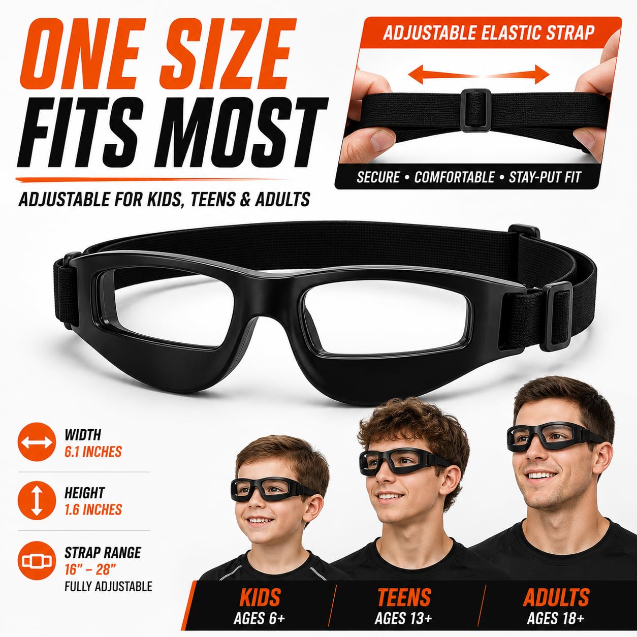 Liberty Imports dozen goggles laid out for team practice and efficient stations
