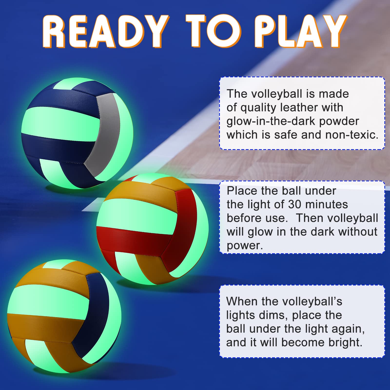 Libima volleyball held in hand showing official size and scale