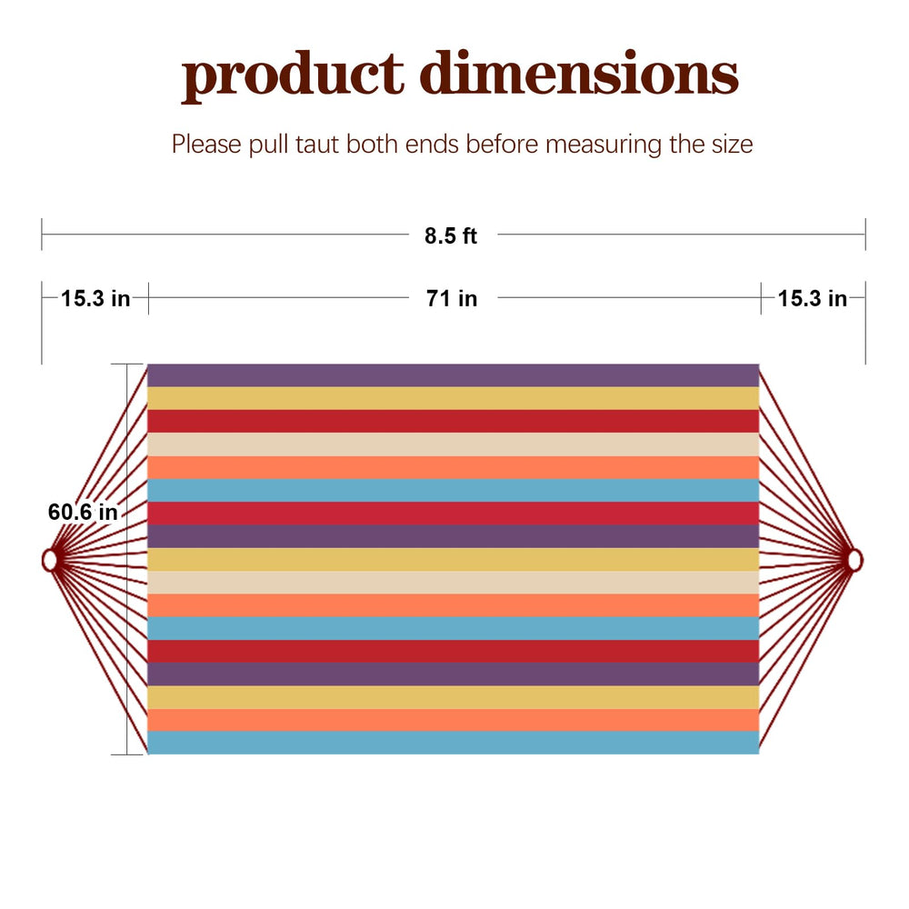 LIEVIM hammock folded in storage bag for compact travel benefit