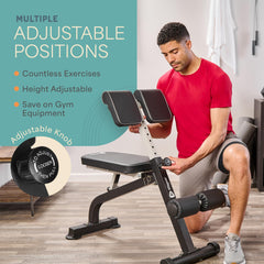 LifePro SculptTrainer side profile with athlete performing back extension to demonstrate proper form