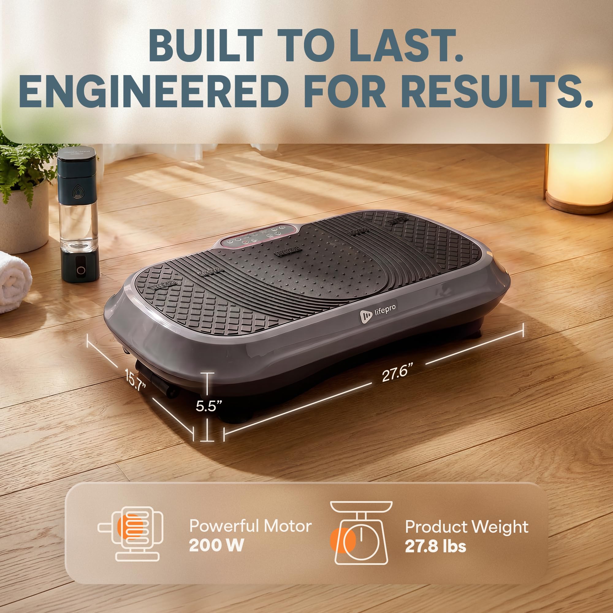 Lifepro Waver display and controls offering clear readout and precise program selection