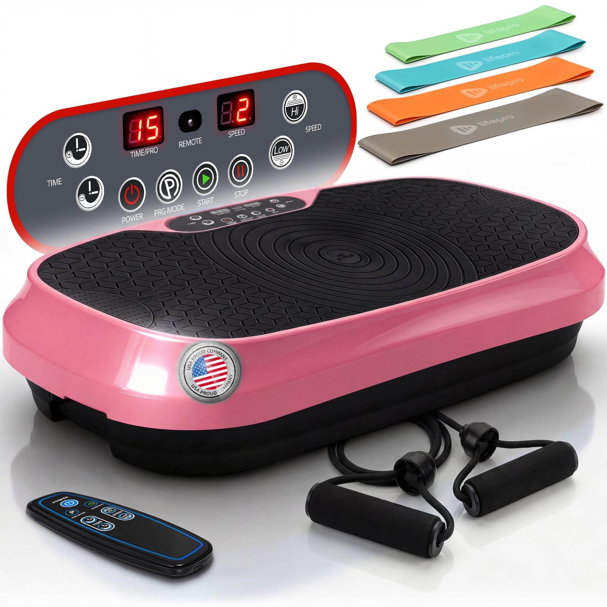 Lifepro Waver Mini front view showing compact platform and display, convenient for small spaces