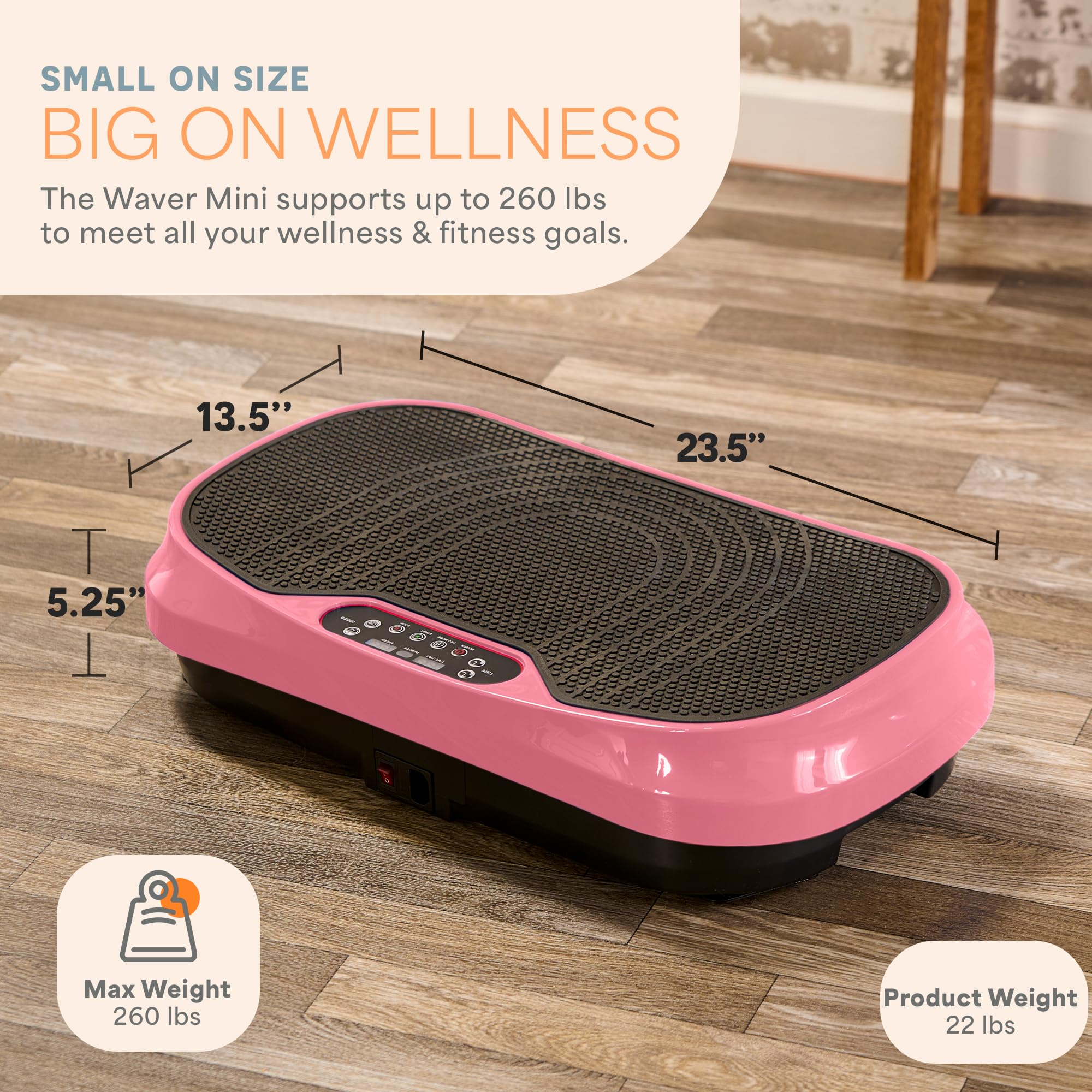 Person standing on Lifepro Waver Mini performing balance exercises to improve stability