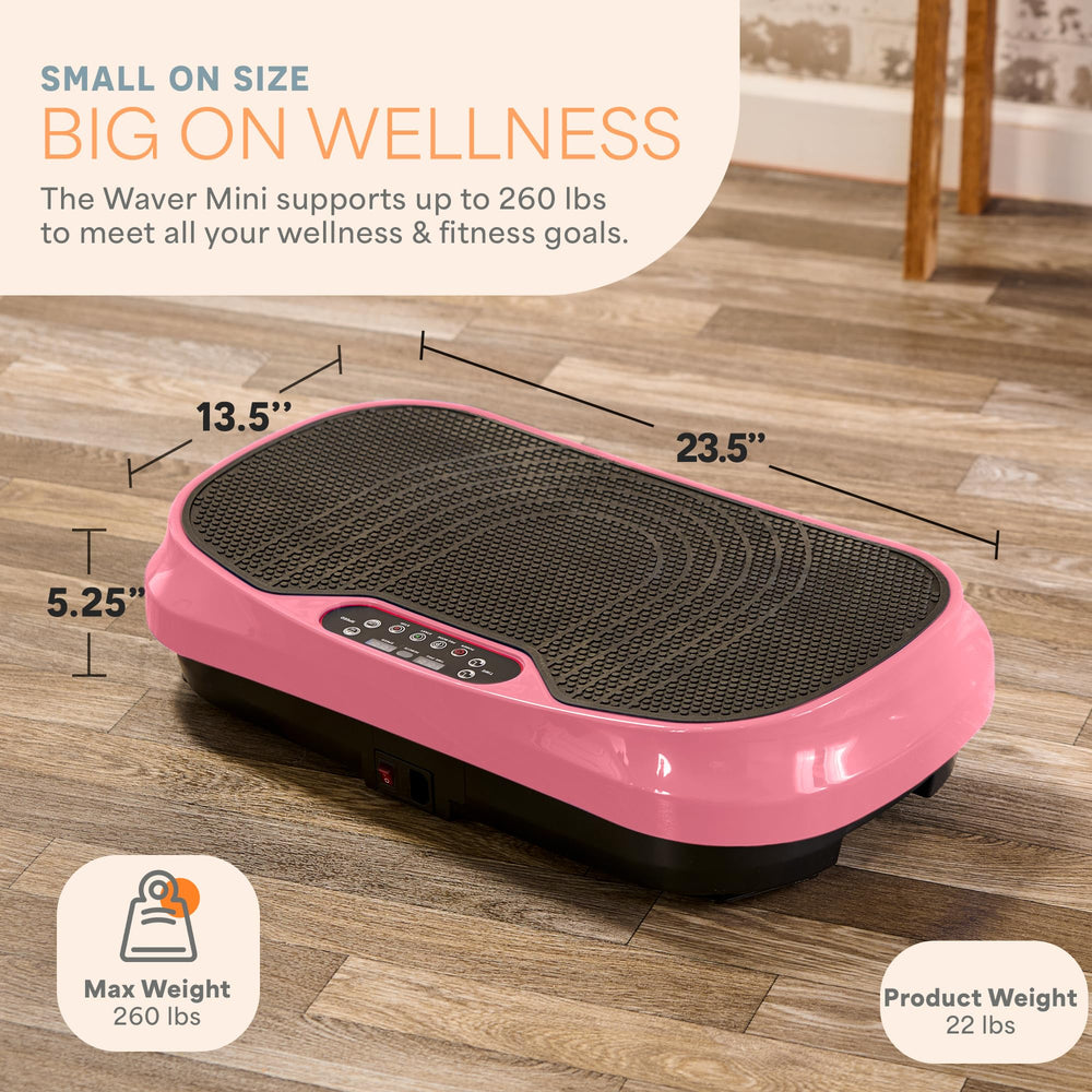 Person standing on Lifepro Waver Mini performing balance exercises to improve stability