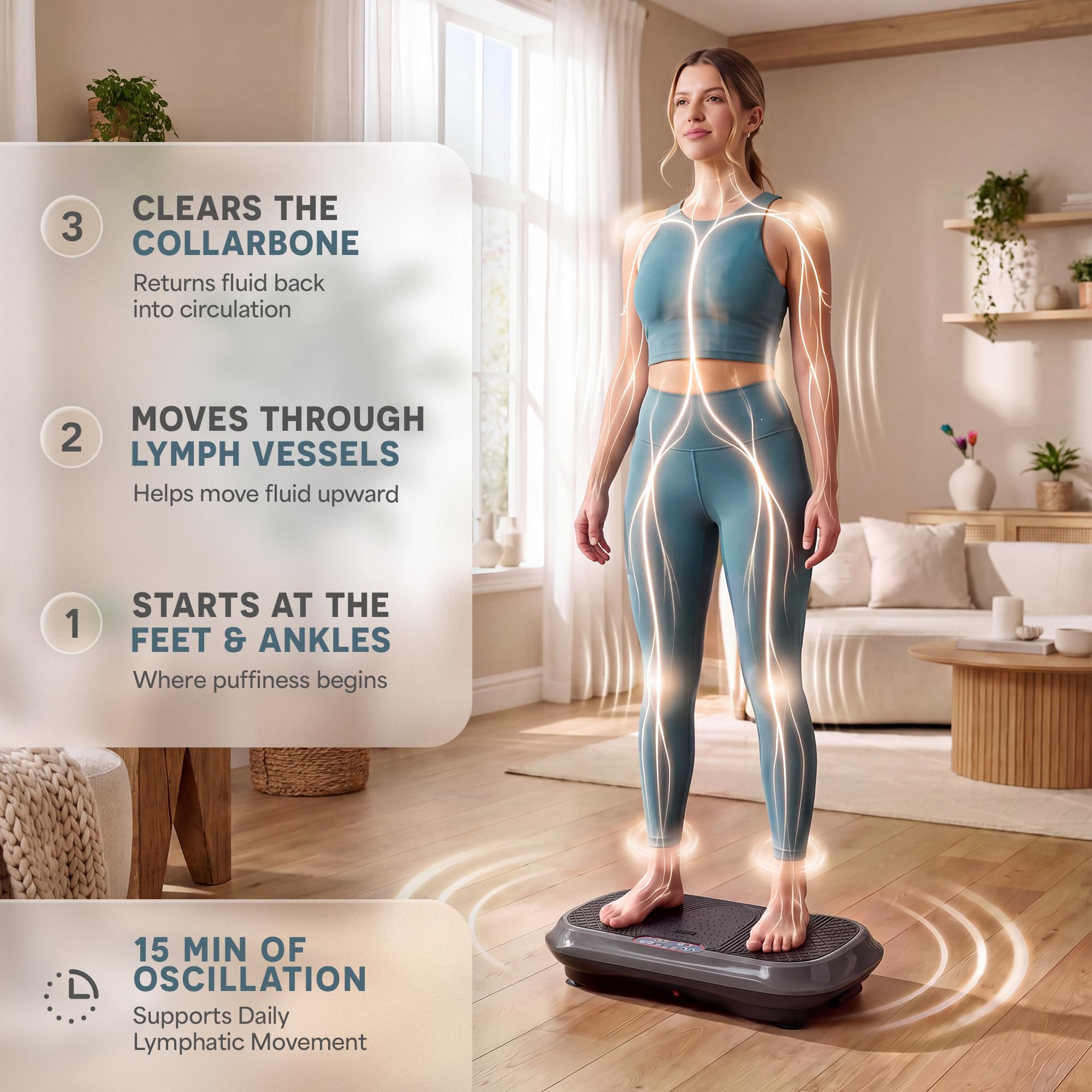 Lifepro Waver remote control detail enabling quick speed changes and hands-free convenience