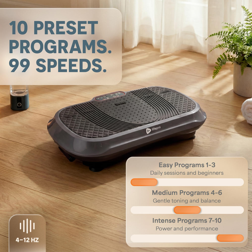Lifepro Waver user standing exercise demonstrating balance and low-impact full-body training