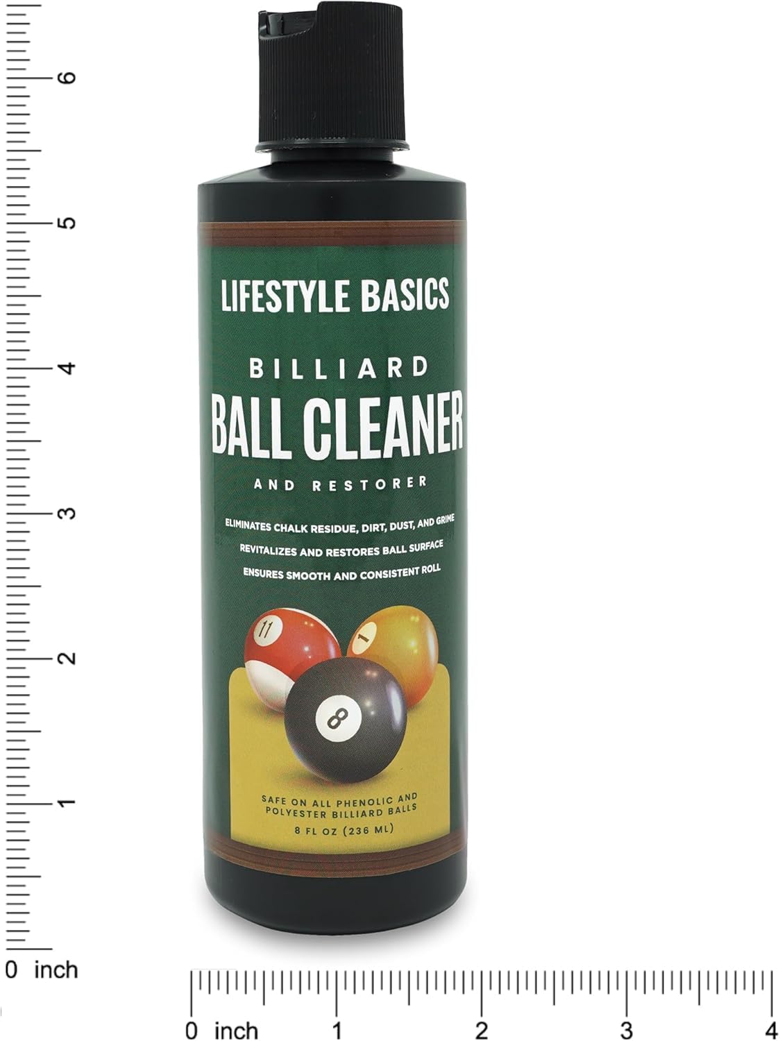 Lifestyle Basics hand applying polish to a ball showing easy application benefit