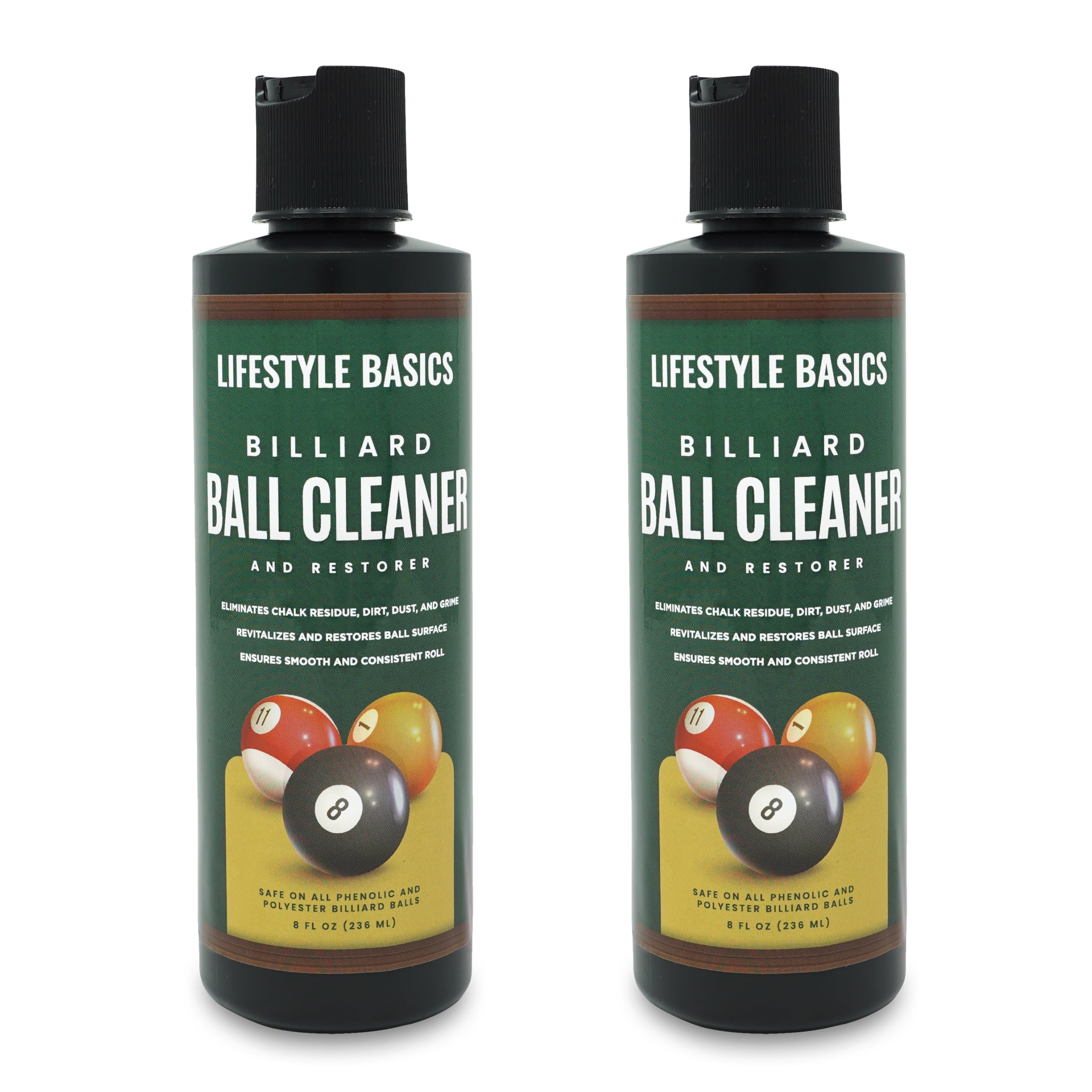 Lifestyle Basics front packaging showing two polish bottles and product labeling benefit