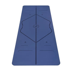 LIFORME dusk blue front view showing full mat and alignment benefits