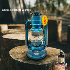 Light of Mine lantern in camping scene providing warm, portable illumination for outdoor use
