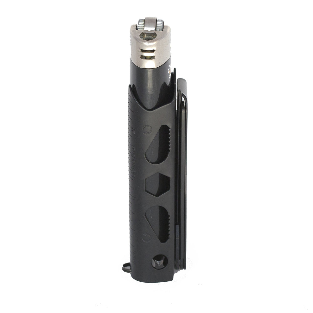 LighterBro with a BiC lighter inserted demonstrating secure hold and added function