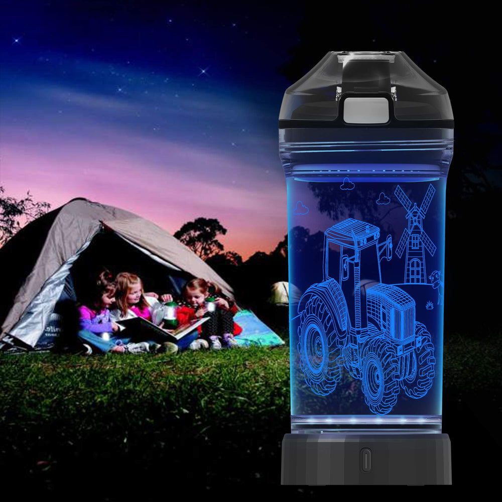 Lightzz lid with spring-loaded push button visible for quick opening and leak reduction