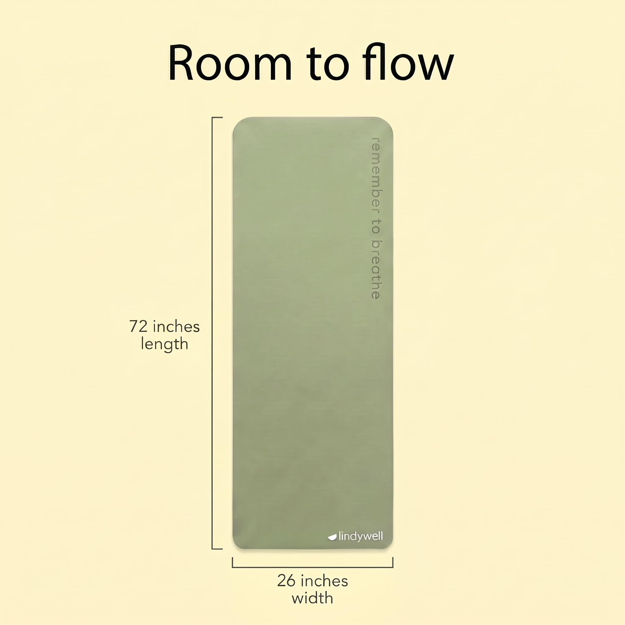 lindywell side profile highlighting 10mm cushioned thickness for joint comfort