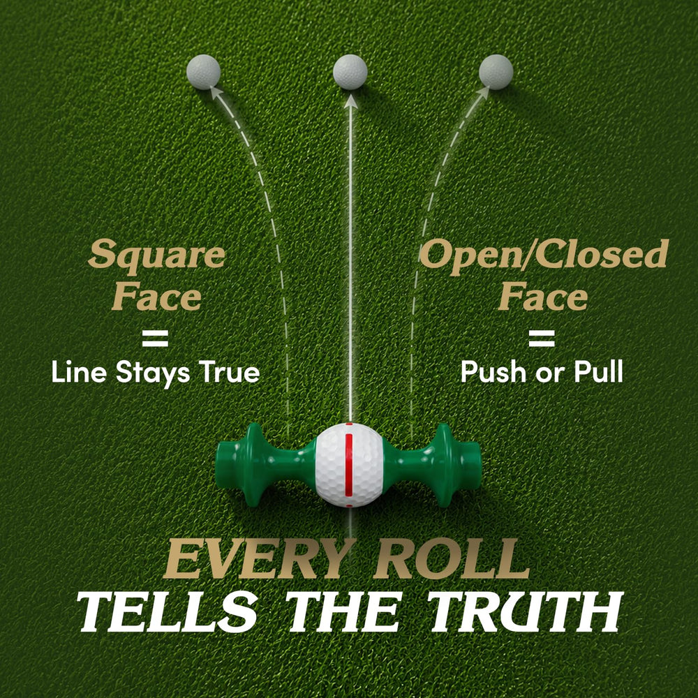 Line Lion during a green practice stroke showing honest feedback and roll behavior