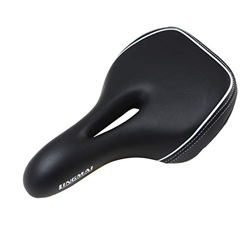 LINGMAI side profile highlighting contoured saddle design for stable seating