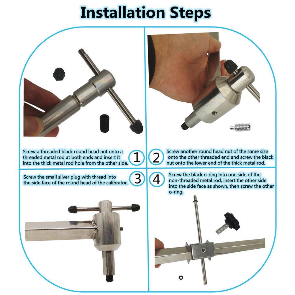 Lirinsegie slide seat detail showing adjust screw for stable measurements