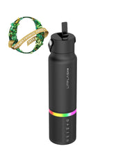 LitFlask speaker in use outdoors with clear sound and portable entertainment benefit