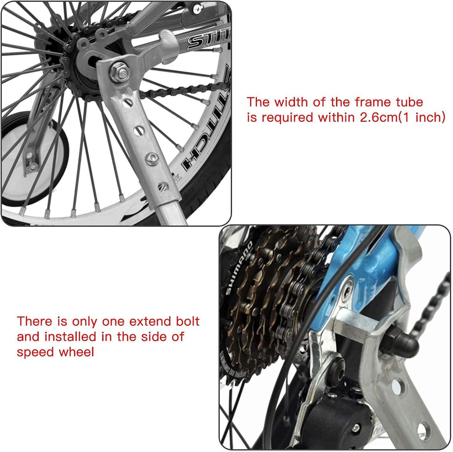Little World child riding with stabilizers building confidence while pedaling