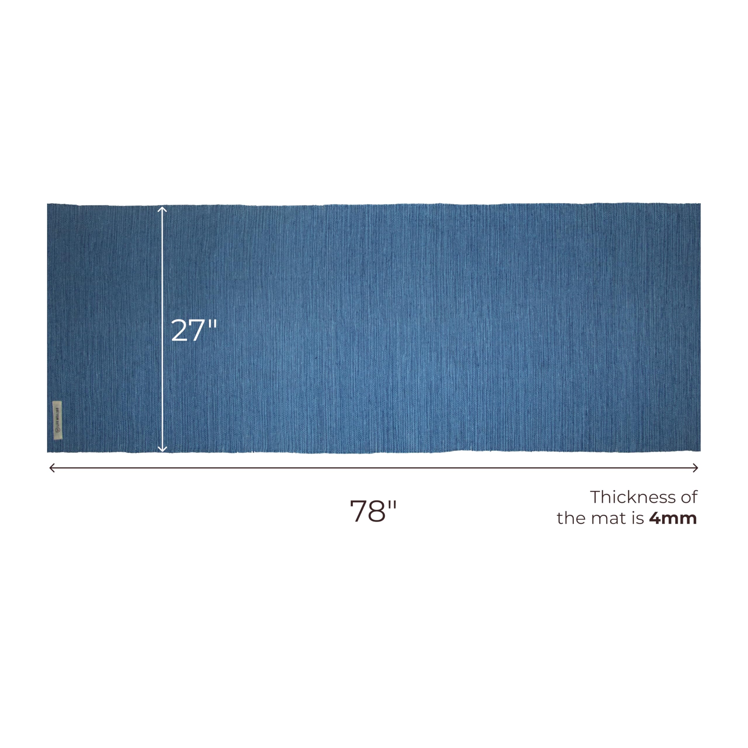 Live Well 360 washable mat in basket showing easy cleaning convenience