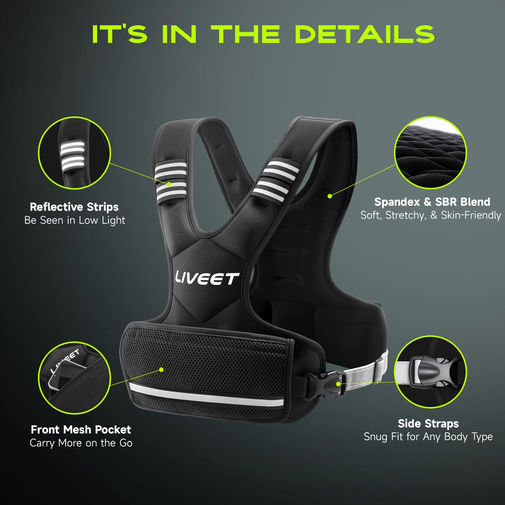 Liveet iron sand bags laid out for quick 4–10 lb customization