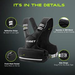 Liveet iron sand bags laid out for quick 4–10 lb customization