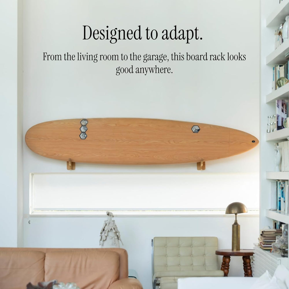 Living in Sunshine mounted rack in living room for stylish storage and decor benefit
