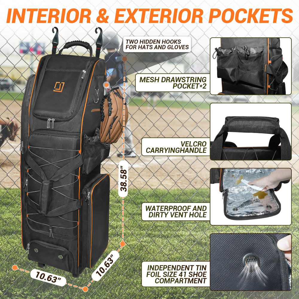 LIWSHWZ anti-wear bottom and rugged wheels protecting bag from ground friction