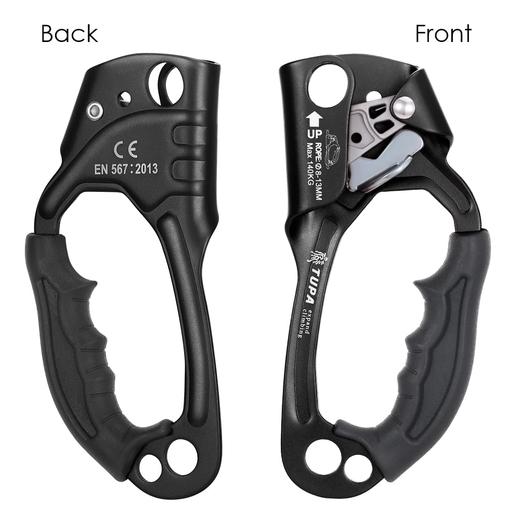 Lixada ascender packed with gears in a kit to show compatibility with typical rigging tools
