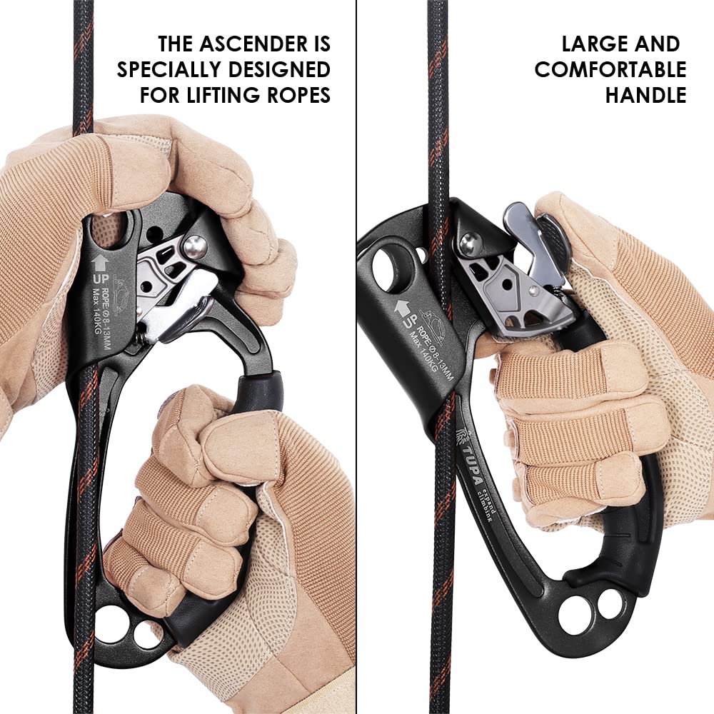 Lixada ascender scale comparison next to hand to show compact size and portability