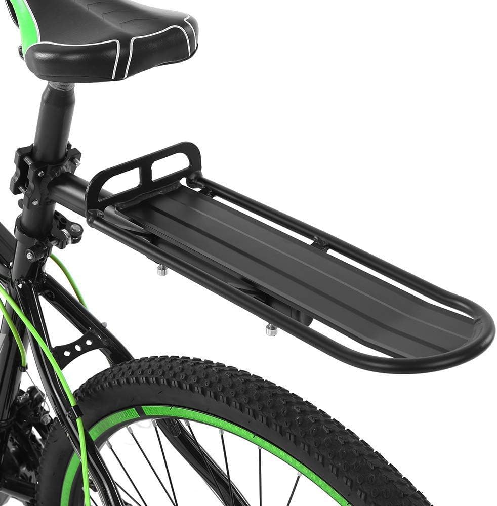 Lixada rack size comparison with a water bottle showing compact footprint and scale