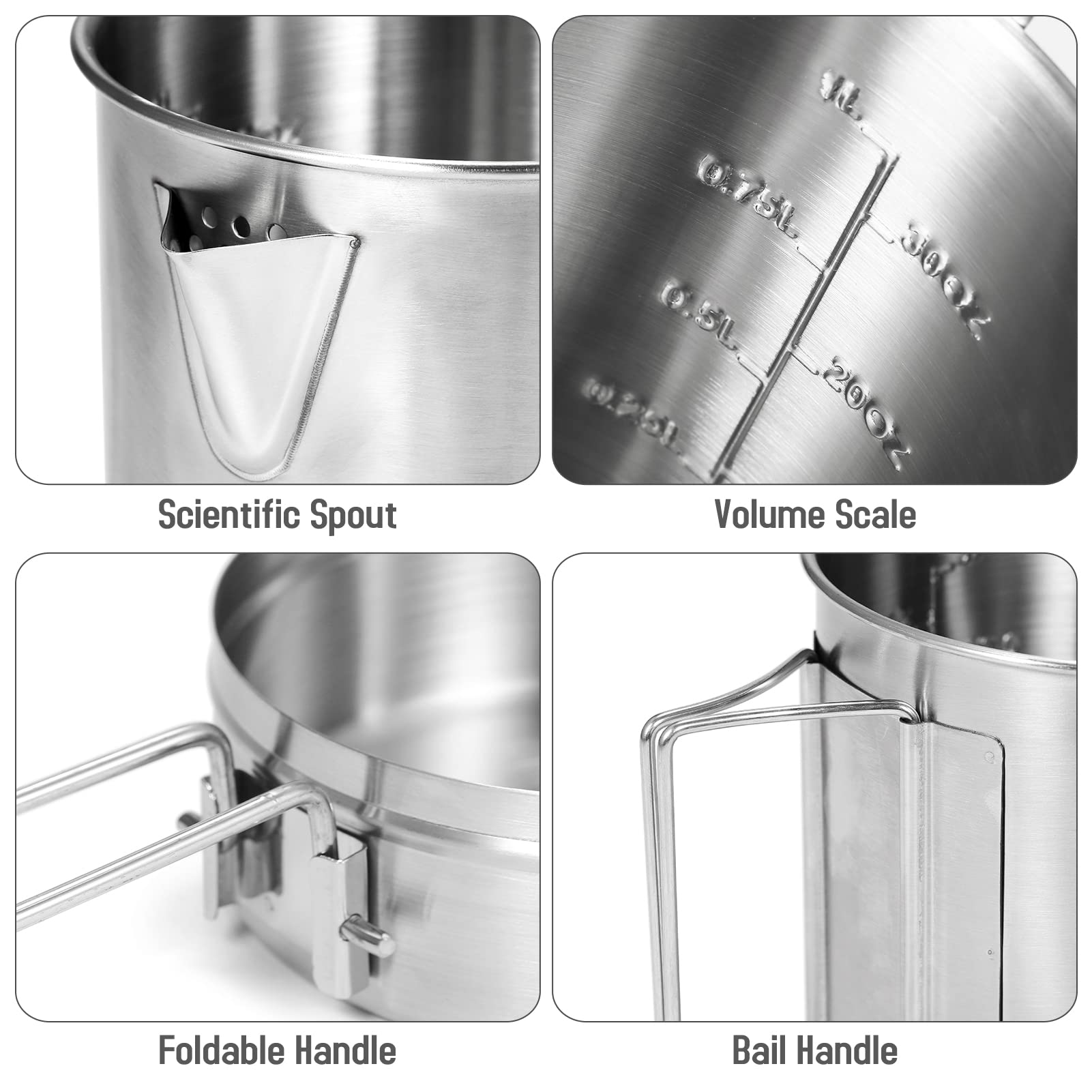 Lixada alongside water bottle illustrating compact size and lightweight benefit