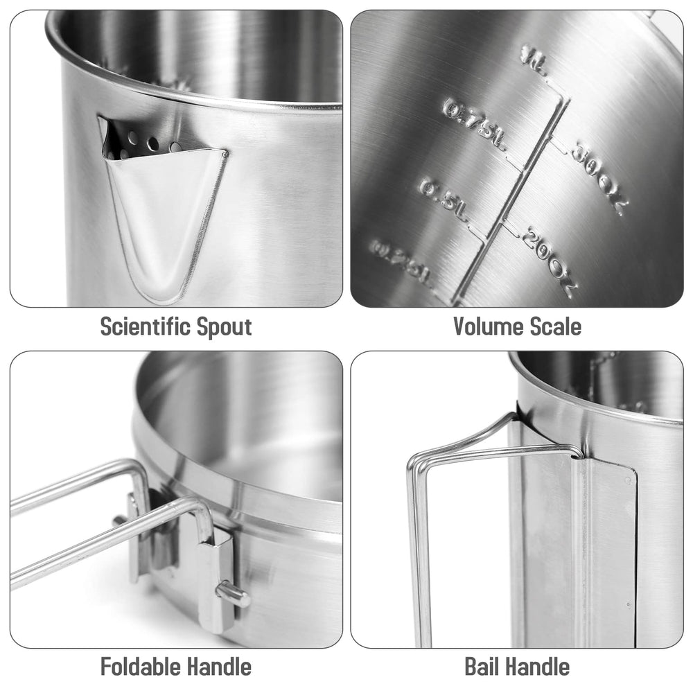 Lixada alongside water bottle illustrating compact size and lightweight benefit