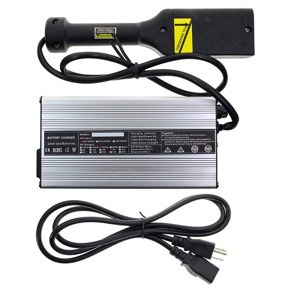 LIYYOO front view of charger showing D-style plug and compact design for reliable charging