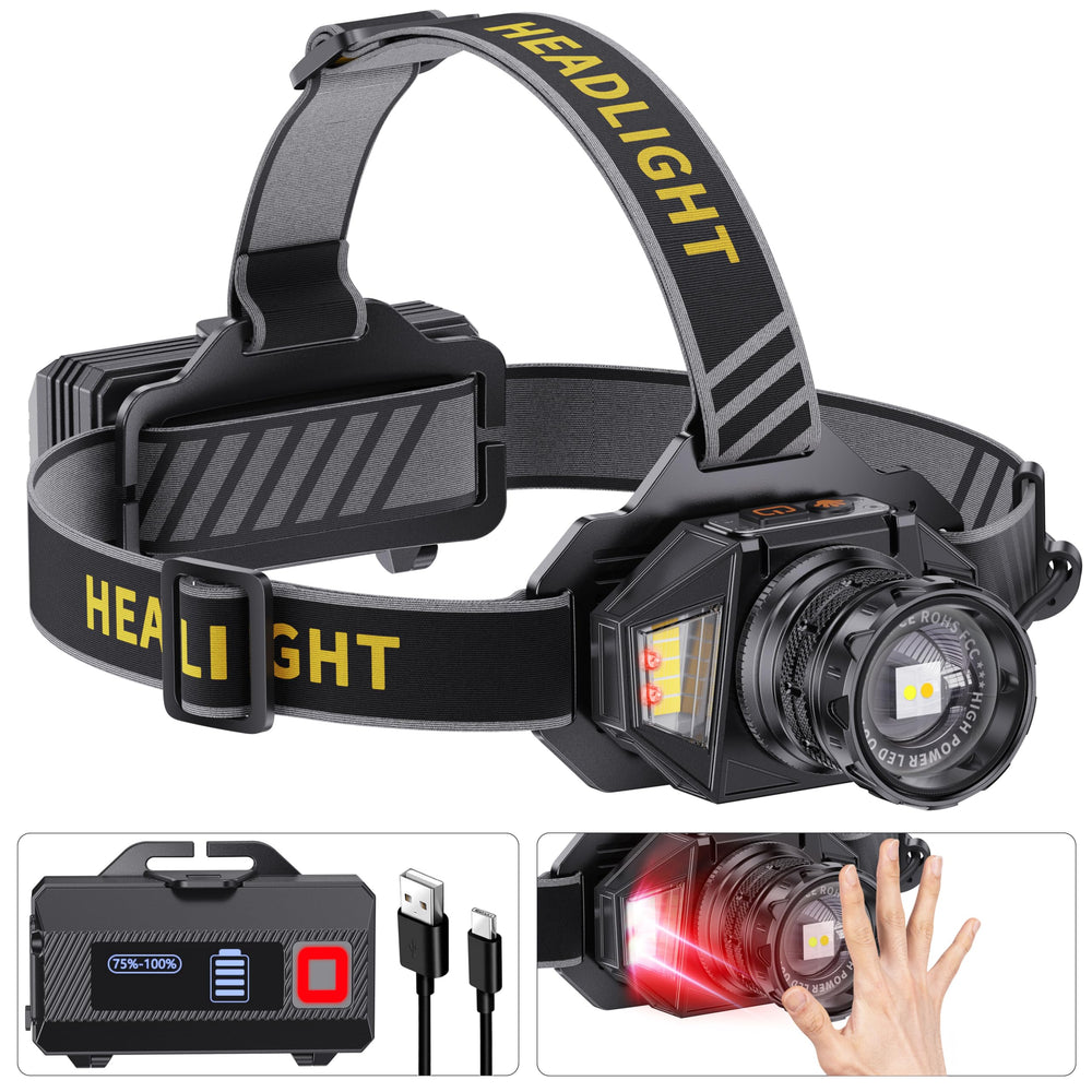 LJCMN front view showing LED array and compact housing for powerful illumination