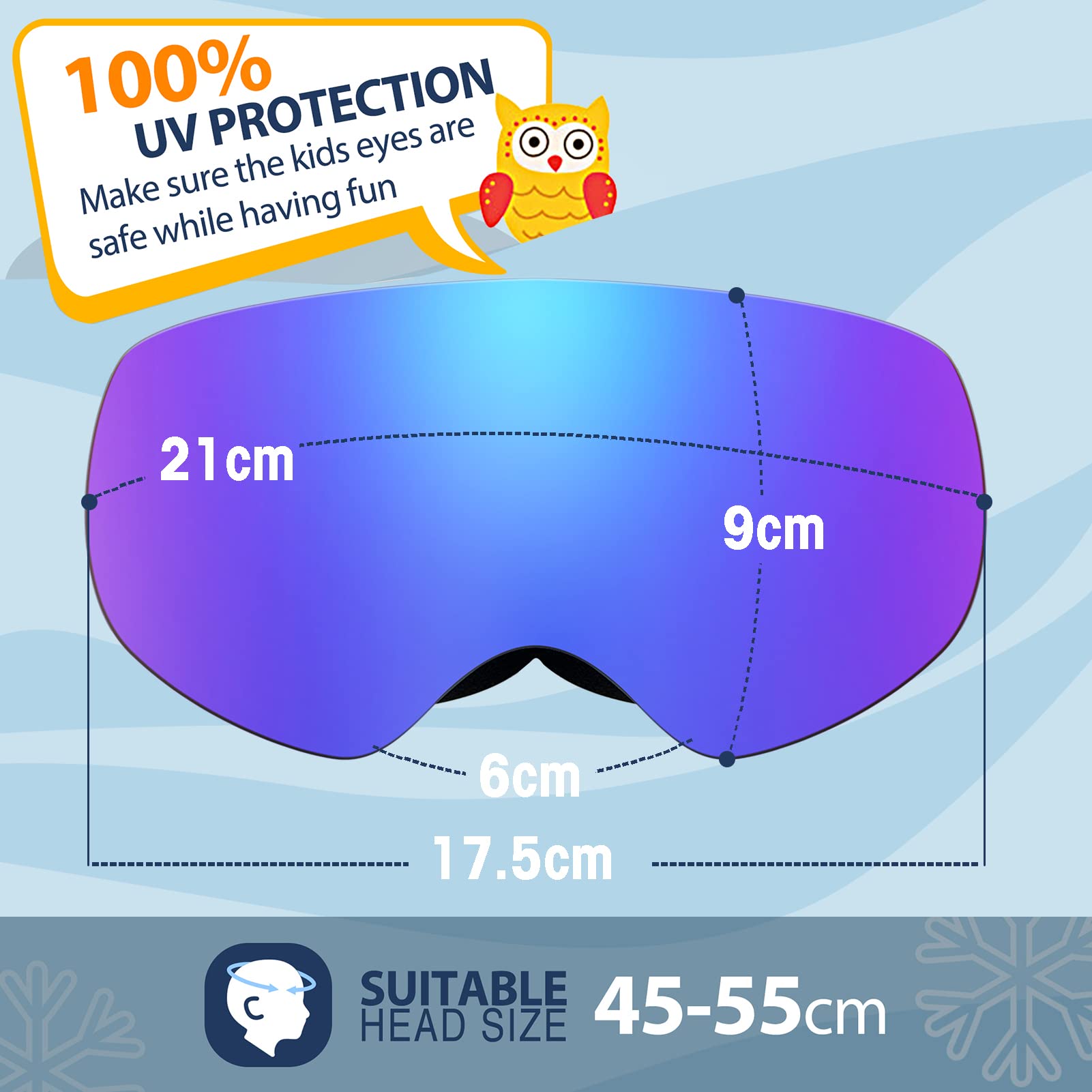 LOEO lens reflection showing tinted lens that reduces glare and improves contrast