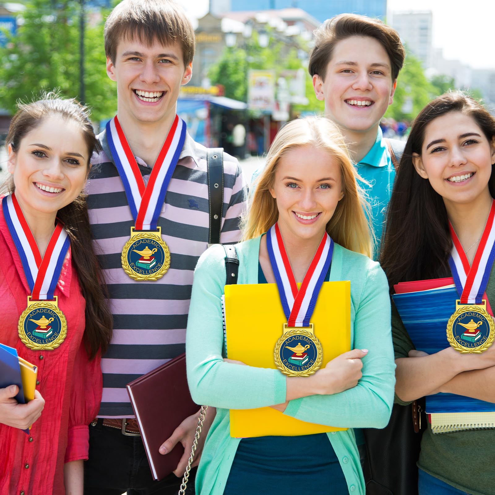 Loetere medals on stage at a ceremony showcasing professional presentation and recognition